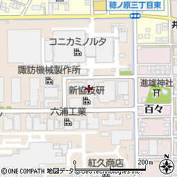 中部工業株式会社　穂ノ原工場周辺の地図