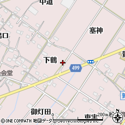 石巻萩平豊川線周辺の地図