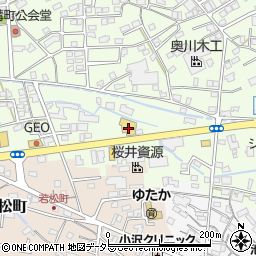 トヨタユナイテッド静岡島田店周辺の地図