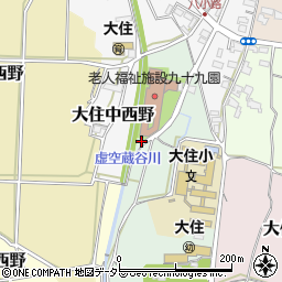 京都府京田辺市大住池平98周辺の地図