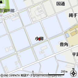 愛知県豊川市八幡町（小柳）周辺の地図