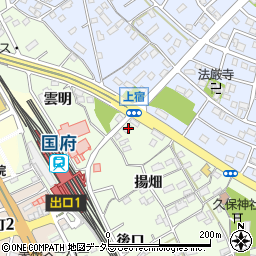 愛知県豊川市久保町揚畑24周辺の地図