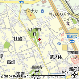 愛知県豊川市国府町清水16-1周辺の地図