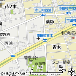 愛知県豊川市野口町開津周辺の地図