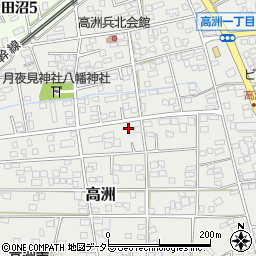 静岡県藤枝市高洲42-3周辺の地図