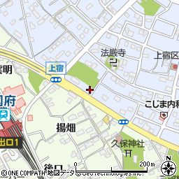 愛知県豊川市八幡町上宿39周辺の地図