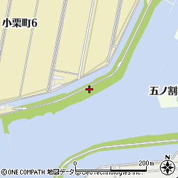 愛知県西尾市小栗町新切大道東周辺の地図