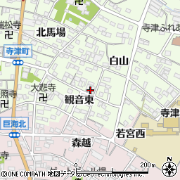 ＪＡ西三河寺津周辺の地図