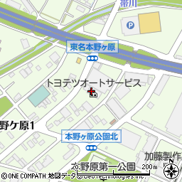 トヨテツオートサービス株式会社豊川工場周辺の地図