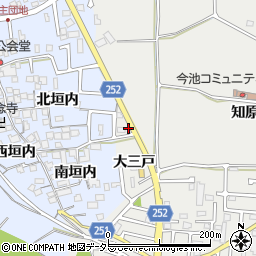 京都府城陽市枇杷庄大三戸24周辺の地図