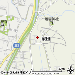 静岡県磐田市家田397-1周辺の地図