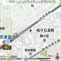 桜北町第一保育園周辺の地図