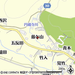 愛知県豊川市御津町金野藤ケ山周辺の地図