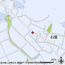 兵庫県加古川市志方町行常320-1周辺の地図