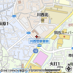 兵庫県川西市丸の内町1周辺の地図