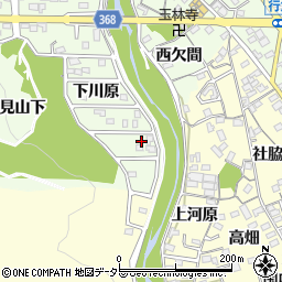 愛知県豊川市御油町下川原24周辺の地図