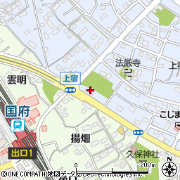 愛知県豊川市八幡町上宿37周辺の地図