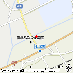 広島県庄原市七塚町1352周辺の地図