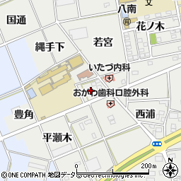 愛知県豊川市野口町豊角14-1周辺の地図