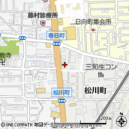 Ｊネットレンタカー高槻店周辺の地図