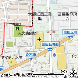 関西スーパー宮田店周辺の地図