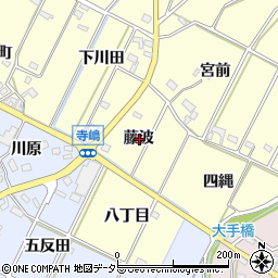 愛知県西尾市吉良町瀬戸藤波周辺の地図