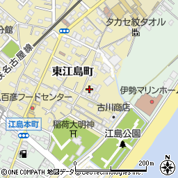 三重県鈴鹿市東江島町周辺の地図