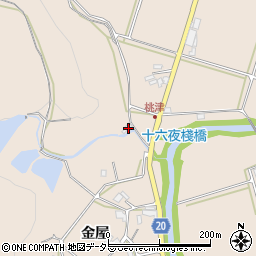 兵庫県三木市細川町金屋186周辺の地図