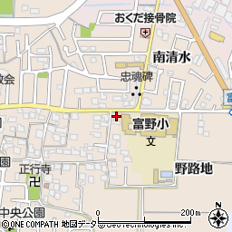 城陽市公民館・集会場富野公民館周辺の地図