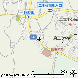 三重県亀山市阿野田町1199-12周辺の地図