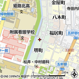 兵庫県姫路市竹田町13周辺の地図