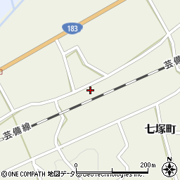 広島県庄原市七塚町1206周辺の地図