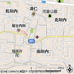 京都府城陽市富野北垣内78周辺の地図