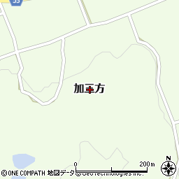 岡山県和気郡和気町加三方周辺の地図