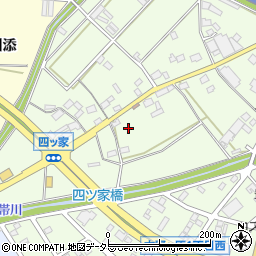愛知県豊川市篠田町新切周辺の地図