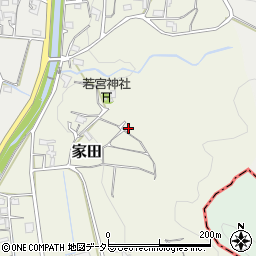 静岡県磐田市家田302-7周辺の地図