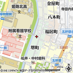兵庫県姫路市竹田町12周辺の地図