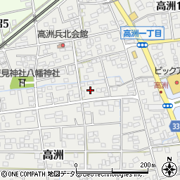 静岡県藤枝市高洲16-11周辺の地図