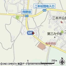 三重県亀山市阿野田町1199-8周辺の地図