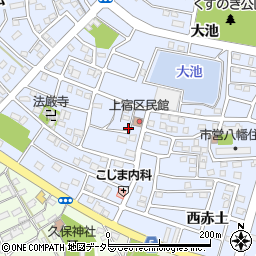 愛知県豊川市八幡町上宿94周辺の地図