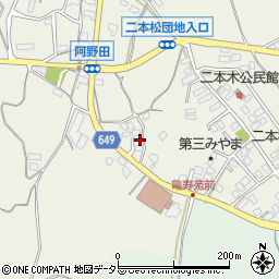 三重県亀山市阿野田町1199-13周辺の地図