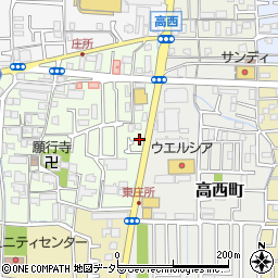 大阪府高槻市庄所町9-15周辺の地図