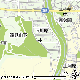 愛知県豊川市御油町下川原31周辺の地図
