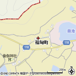 兵庫県小野市福甸町114周辺の地図