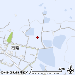 兵庫県加古川市志方町行常191周辺の地図