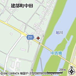 岡山県岡山市北区建部町中田717周辺の地図