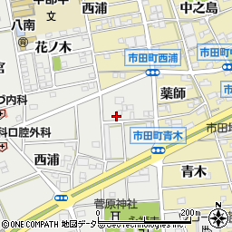 愛知県豊川市野口町薬師周辺の地図