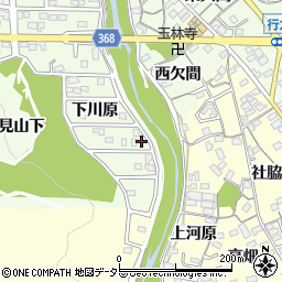 愛知県豊川市御油町下川原26周辺の地図
