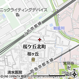 大阪府高槻市桜ケ丘北町周辺の地図
