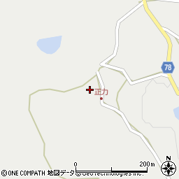 岡山県加賀郡吉備中央町上竹3866周辺の地図
